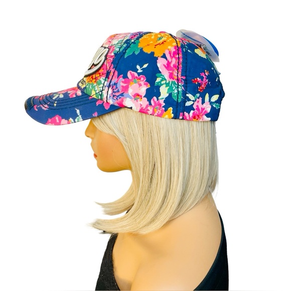 Chicago Floral Embroidered Baseball Cap – Robin Ruth - Picture 4 of 4